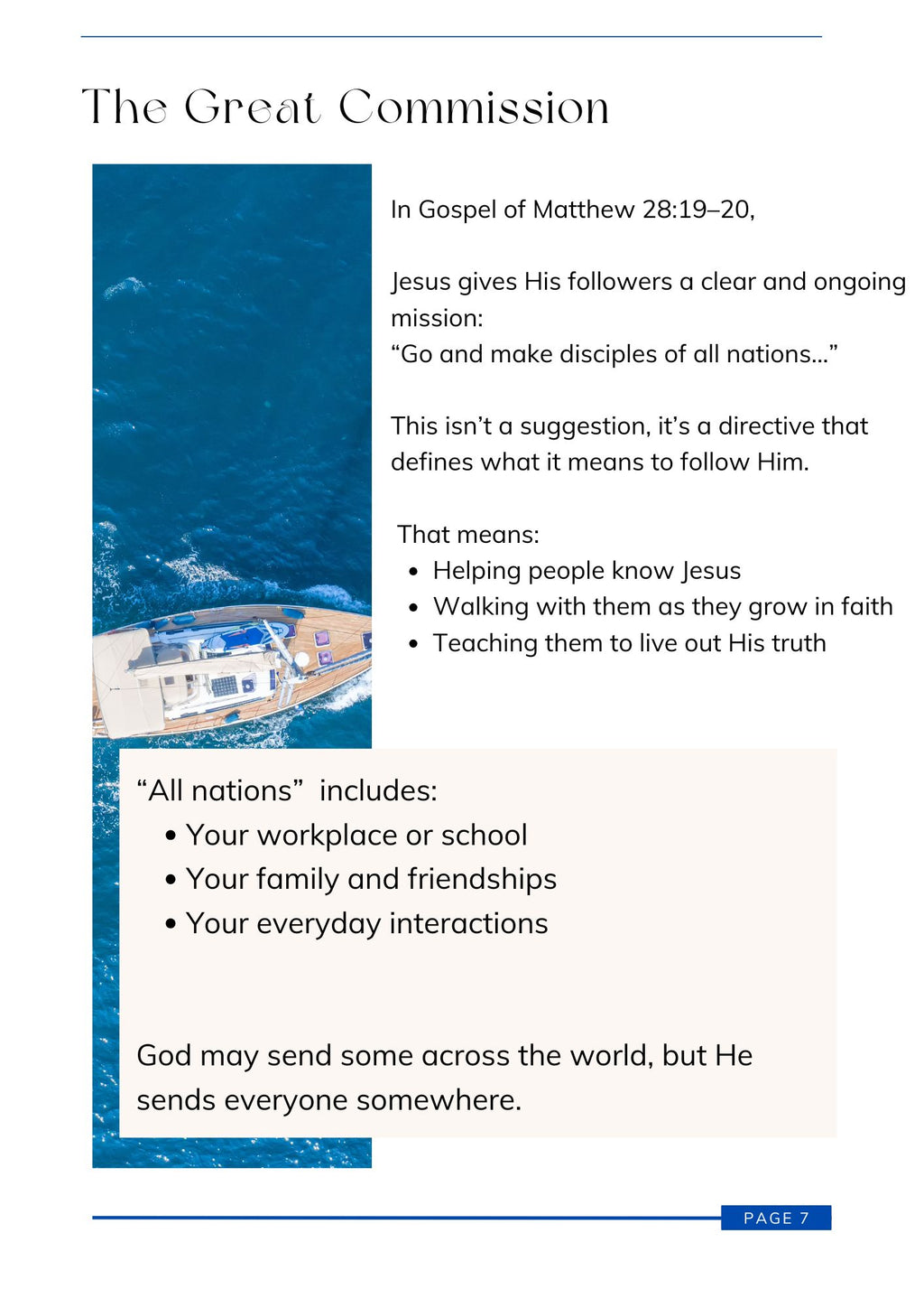 Missions: Here I Am, Send Me – Bible Study