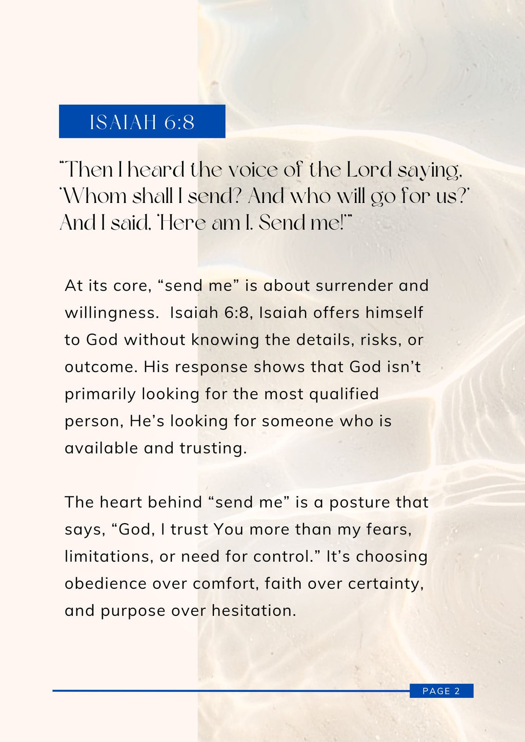 Missions: Here I Am, Send Me – Bible Study