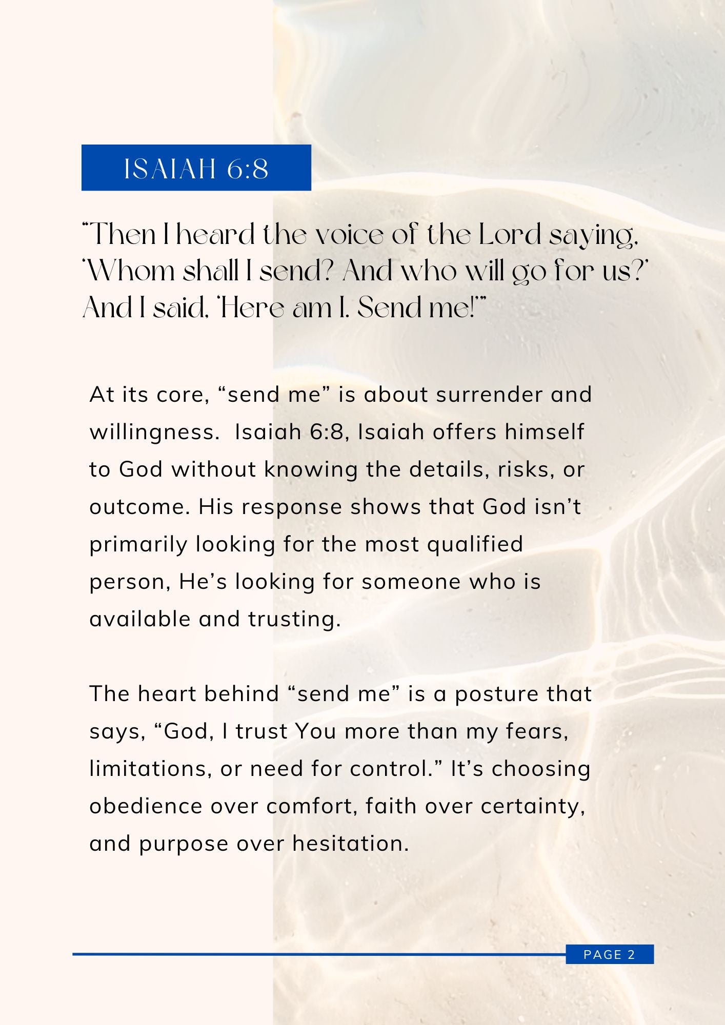 Missions: Here I Am, Send Me – Bible Study
