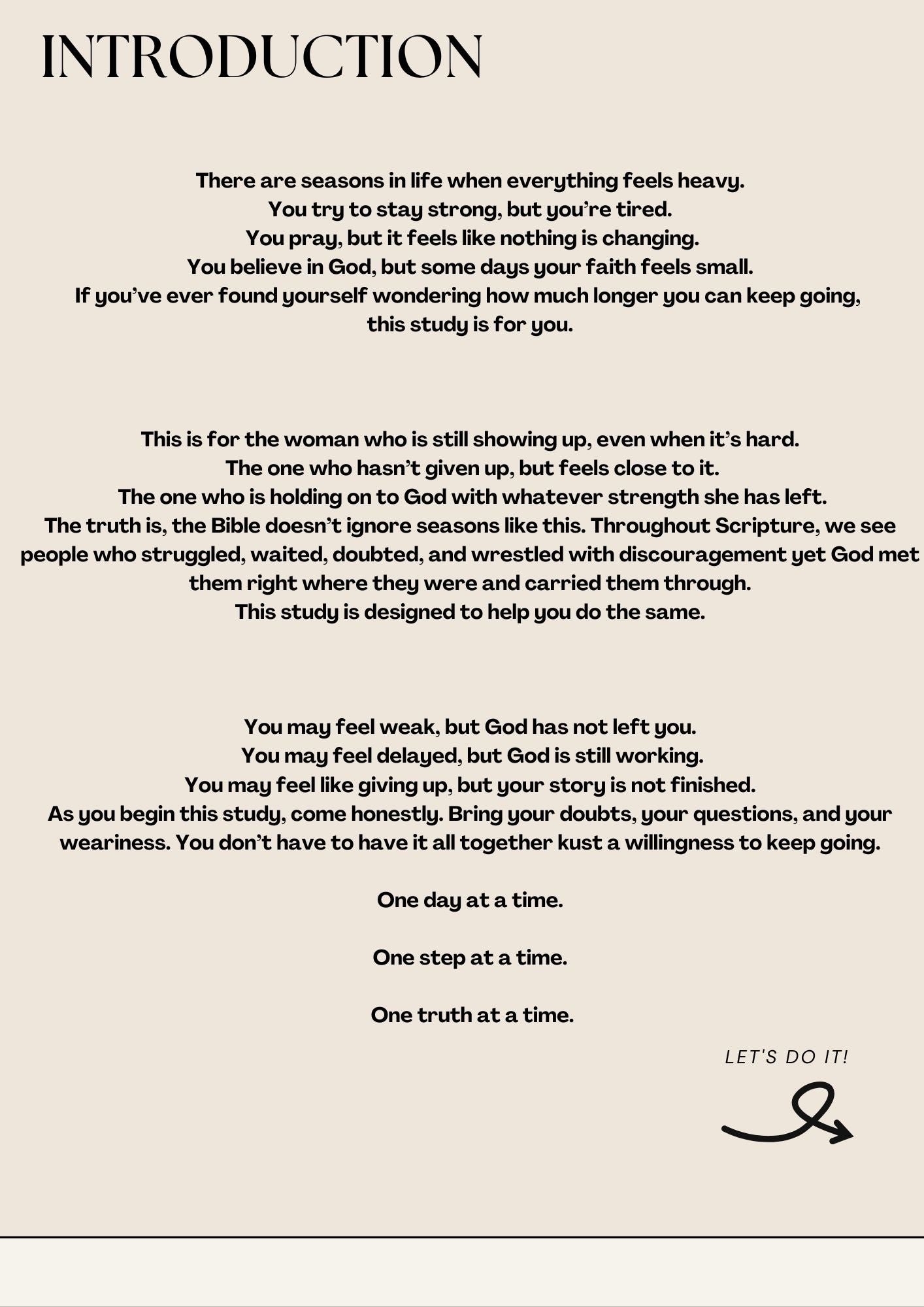 The Woman Who Doesn't Quit – Bible Study Guide