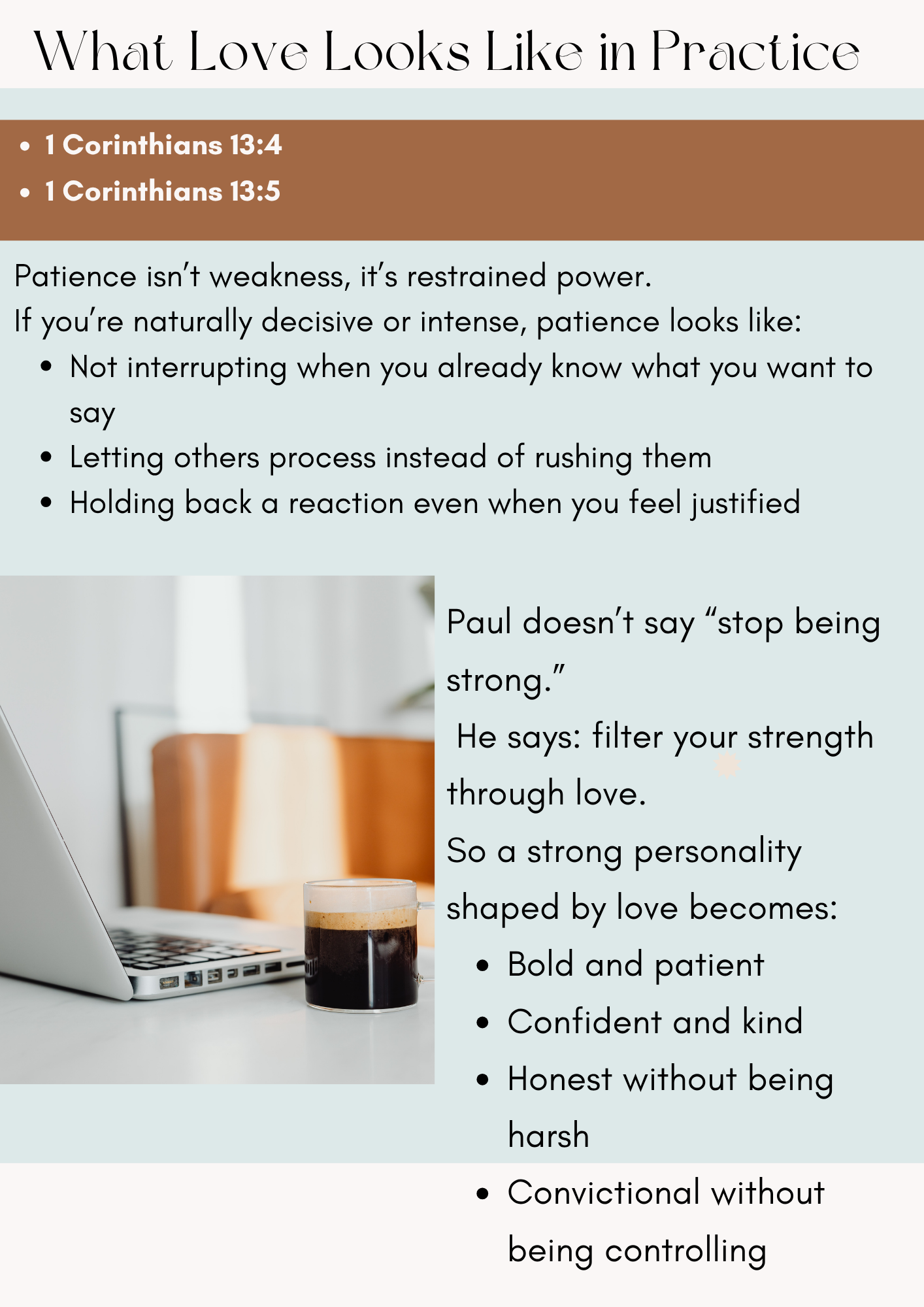 Strong Personality, Loving Heart Bible Study